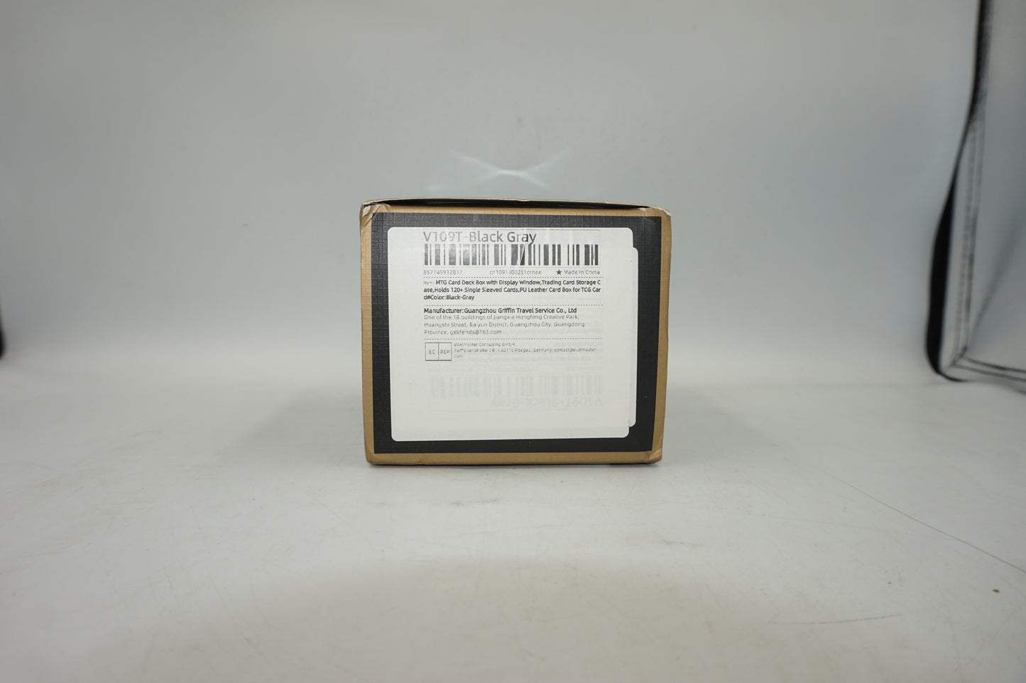 ZLCA TCG deck box storage can hold 120+ single sleeved MTG card with display window