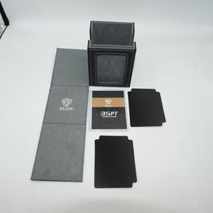 ZLCA TCG deck box storage can hold 120+ single sleeved MTG card with display window