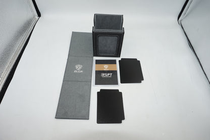 ZLCA TCG deck box storage can hold 120+ single sleeved MTG card with display window