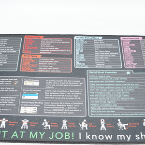 pixiecube excel shortcuts mouse pad 80cm X 30cm