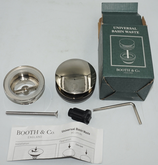 Booth and Co. Universal basin waste