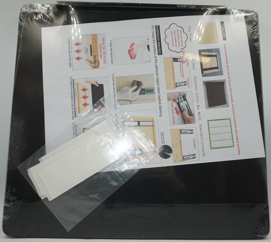 MinBoo QZ002 Bamboo sliding tray for coffee makers 14X 13"