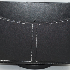 Rotating 5 pocket faux leather stationary organiser