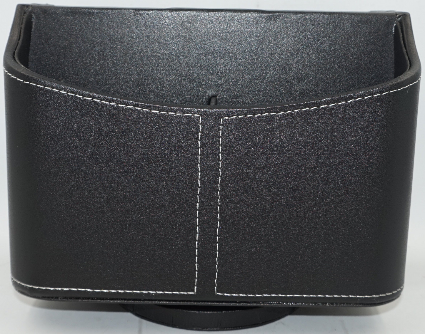 Rotating 5 pocket faux leather stationary organiser