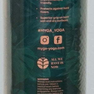 Myga extra large extra cushion cork yoga mandala mat size 200X70CM