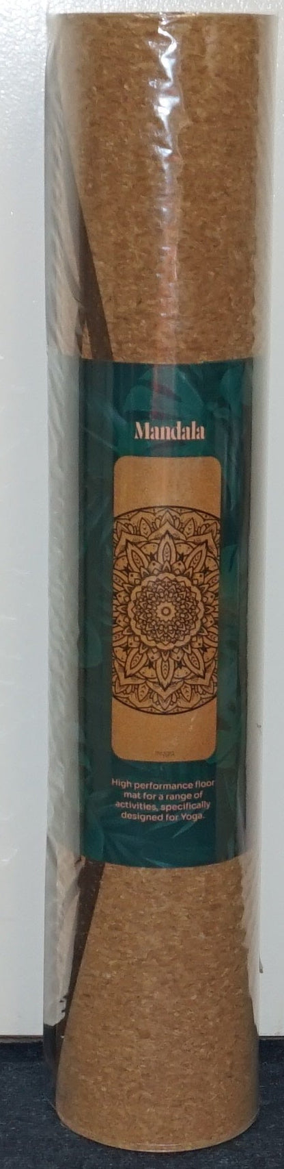 Myga extra large extra cushion cork yoga mandala mat size 200X70CM