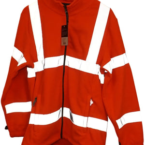 Stepahead workwear Crewe Hi Vis Fleece Jacket size M ORANGE