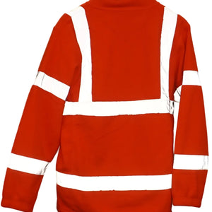 Stepahead workwear Crewe Hi Vis Fleece Jacket size M ORANGE