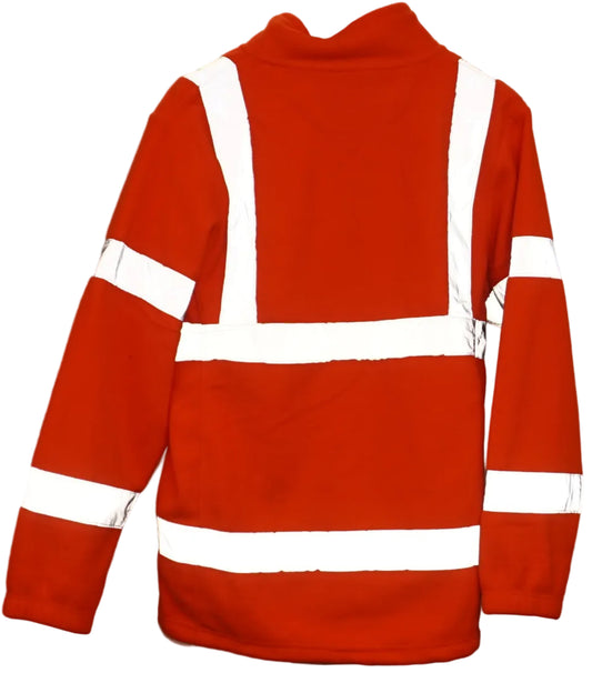 Stepahead workwear Crewe Hi Vis Fleece Jacket size M ORANGE