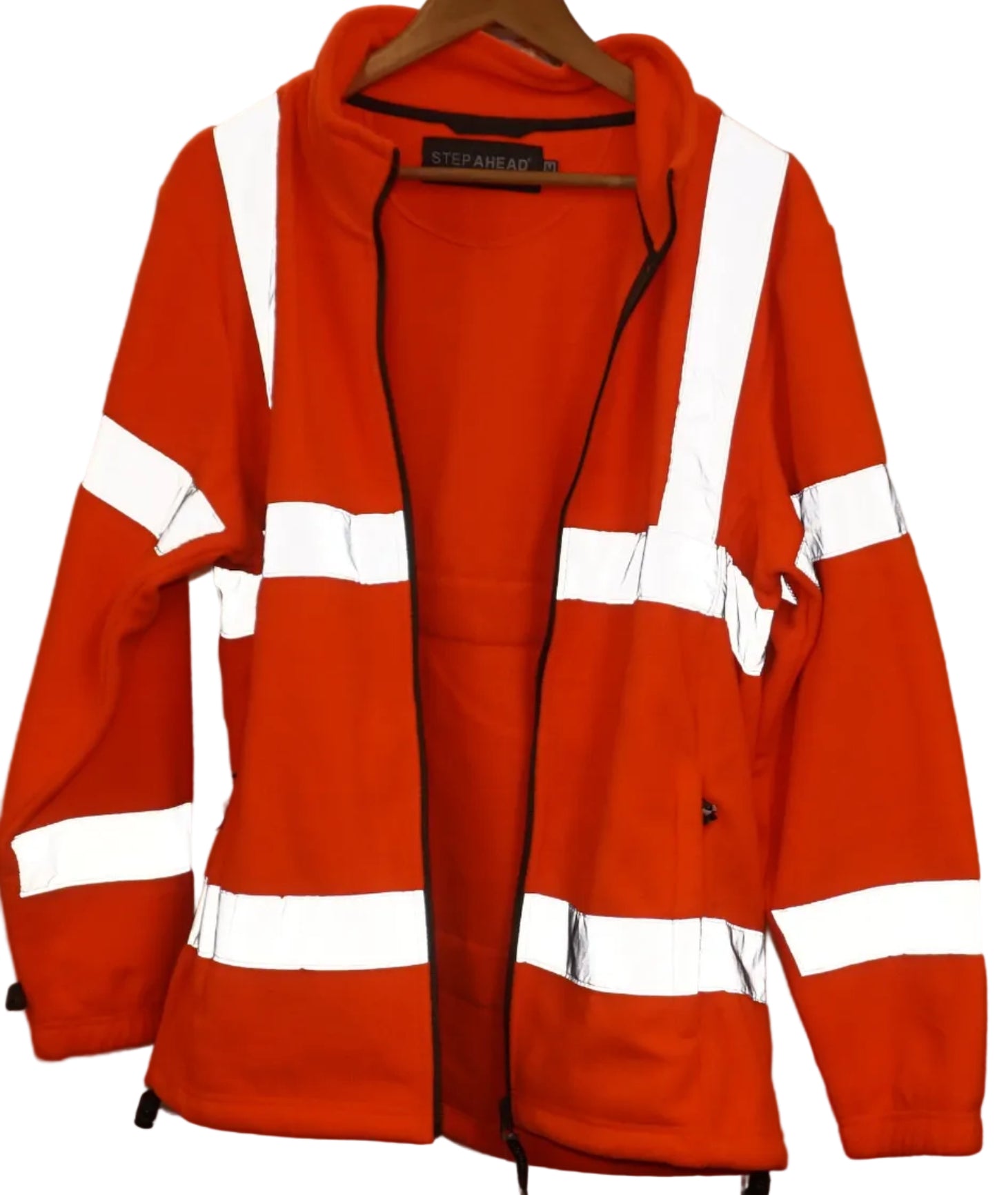 Stepahead workwear Crewe Hi Vis Fleece Jacket size M ORANGE