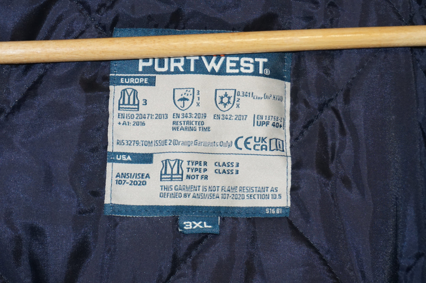 PortWest workwear Hi Vis Coverall S485 Size 3XL