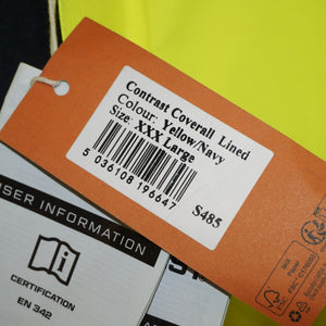 PortWest workwear Hi Vis Coverall S485 Size 3XL