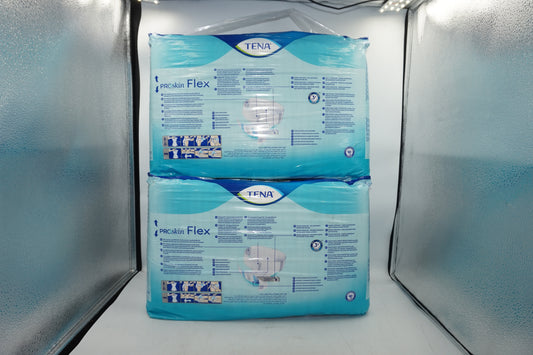 Pack of 2 TENA 30 pack proskin Flex Plus size M