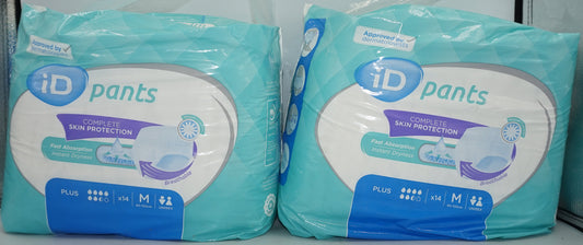 Pack of 2 iD 14 unisex pack pants Plus size M