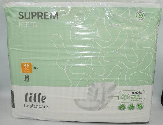 Pack of 3 Lille healthcare pack of 25 suprem form extra+