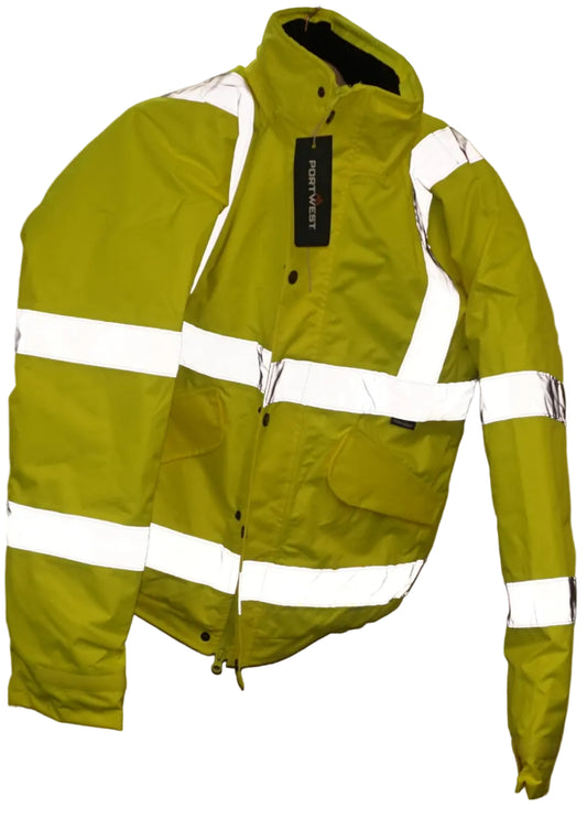 Portwest Hi-vis Bomber jacket S463 Size S