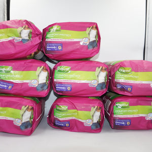 Pack of 8 Depend pack of 9 comfort-protect underwear size XL