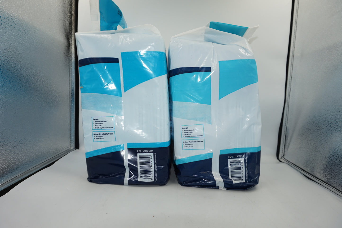 Pack of 2 Easy care solutions pack of 25 Disposable bed pads 60 X 90cm