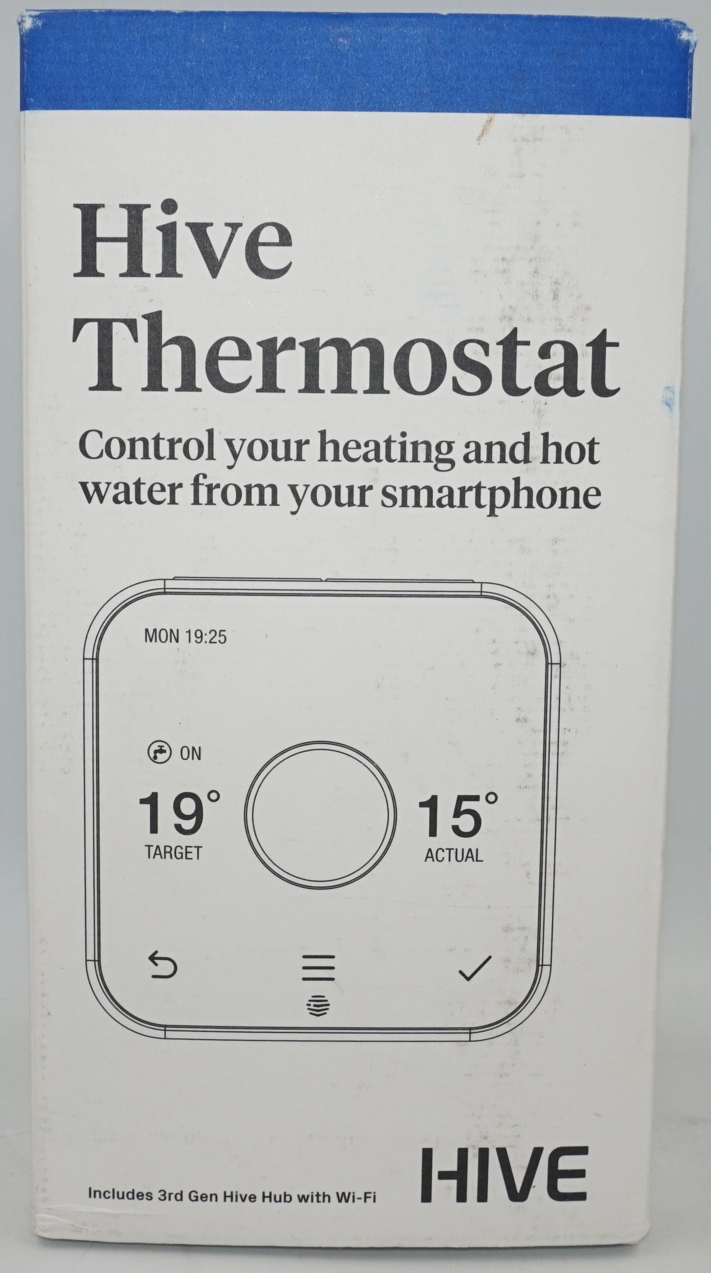 Hive thermostat includes 3rd gen hive hub with WIFI