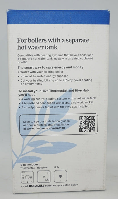 Hive thermostat includes 3rd gen hive hub with WIFI