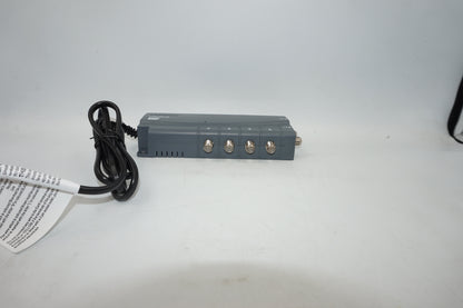 Labgear TV and Radio aerial amp 2 in 4 out, 5G filter, mains powered LDA204K