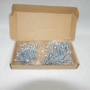 Skirco 100pcs 5.0X50mm fully threaded screws