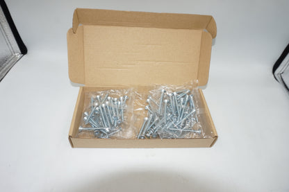 Skirco 100pcs 5.0X50mm fully threaded screws