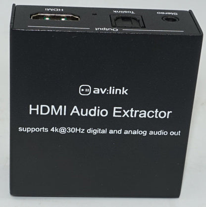 av:link 4K HDMI digital audio extractor