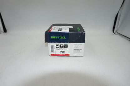 Pack of 50 Festool Granat P40 3-1/2" sanding paper 90 diameter