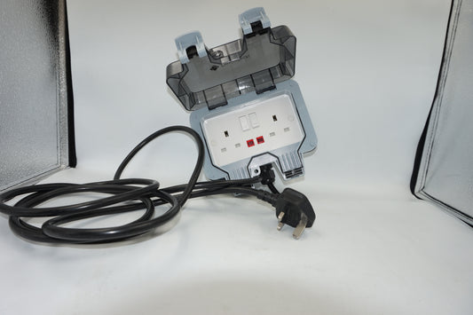 DesireTech double switched outdoor socket