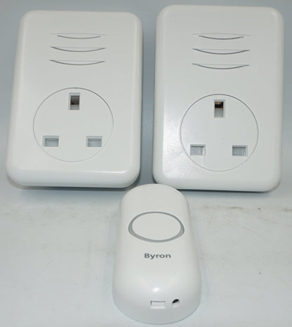 Byron twinpack wireless doorbell set