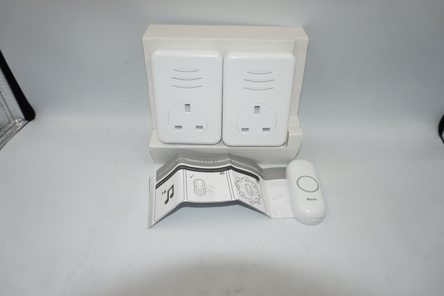 Byron twinpack wireless doorbell set