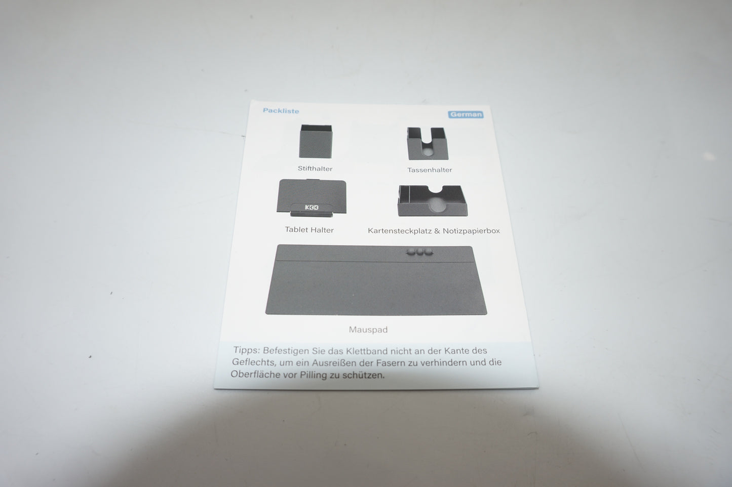 KDD desk pad and organiser set model KDD-746