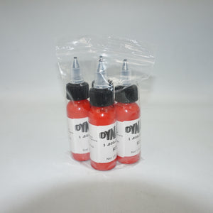 Pack of 4 Dynamic red RD-1 tattoo ink 4x29.6ml