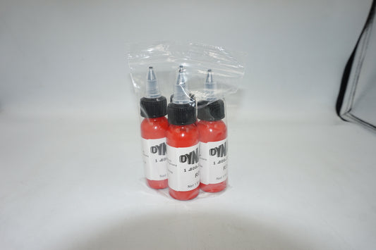Pack of 4 Dynamic red RD-1 tattoo ink 4x29.6ml