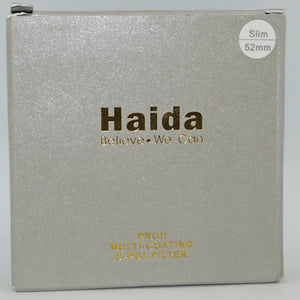 Haida pro2 multi coating c-pol filter slim 52mm