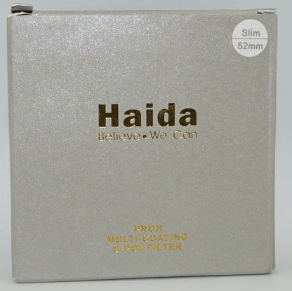 Haida pro2 multi coating c-pol filter slim 52mm