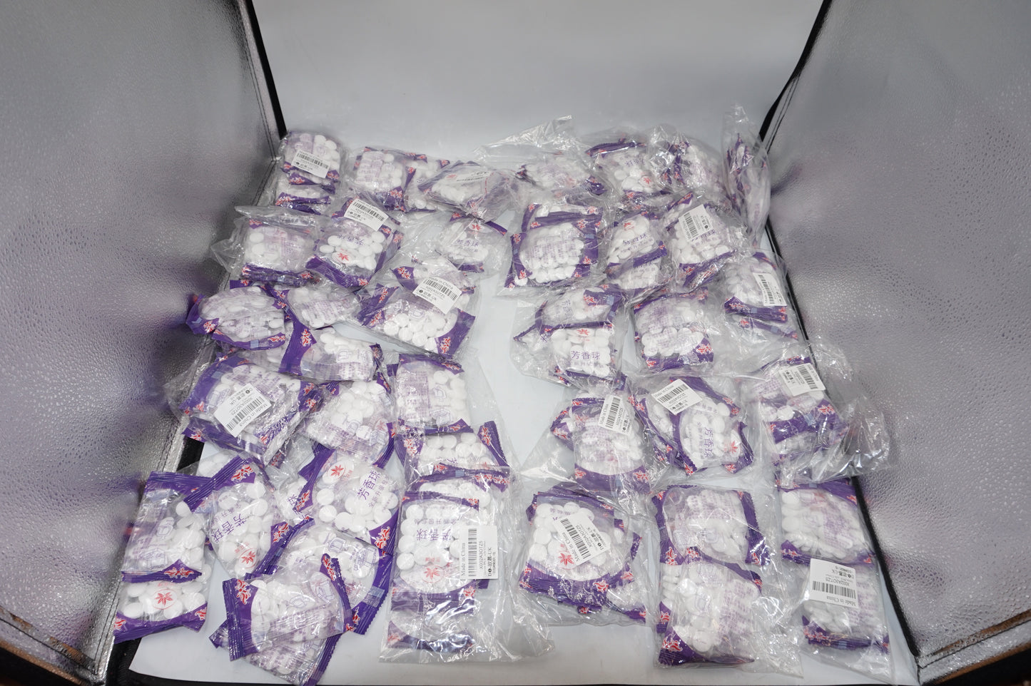 Job lot of ~130 packs of mothball alternatives
