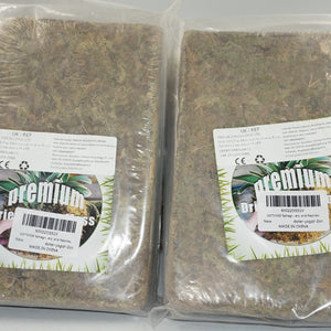 Job lot of 19 twin premium dried Forest moss approx 300G Per Pack