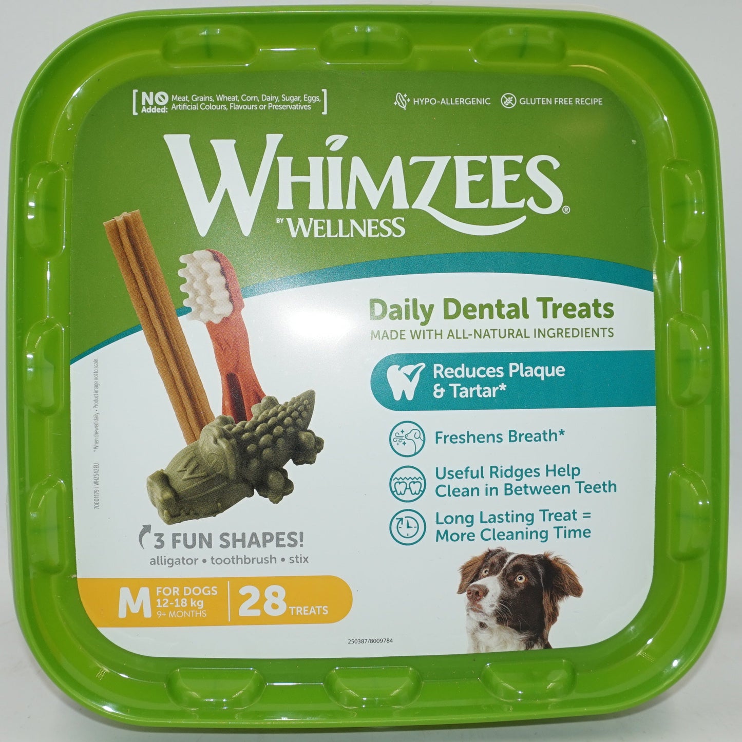 Whimzees wellness box of 28 daily dental dog treats