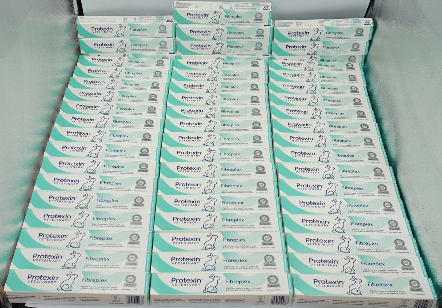 Job lot of 55 Protexin veterinary fibre plex paste for gut health for rabbits 15ml (Out of date)