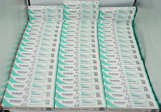 Job lot of 55 Protexin veterinary fibre plex paste for gut health for rabbits 15ml (Out of date)