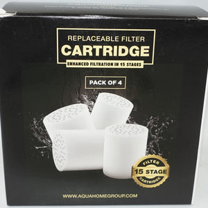 pack of 4 AquaHomeGroup replaceable filter cartridge