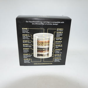 pack of 4 AquaHomeGroup replaceable filter cartridge