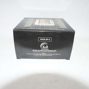 pack of 4 AquaHomeGroup replaceable filter cartridge