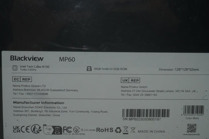 New Blackview Mini PC Intel Twin Lake N150 16GB RAM 512GB SSD Windows 11 Pro