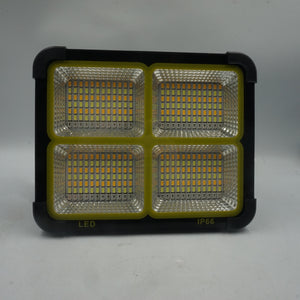 LED IP66 portable solar light with 4 modes and USB input and output