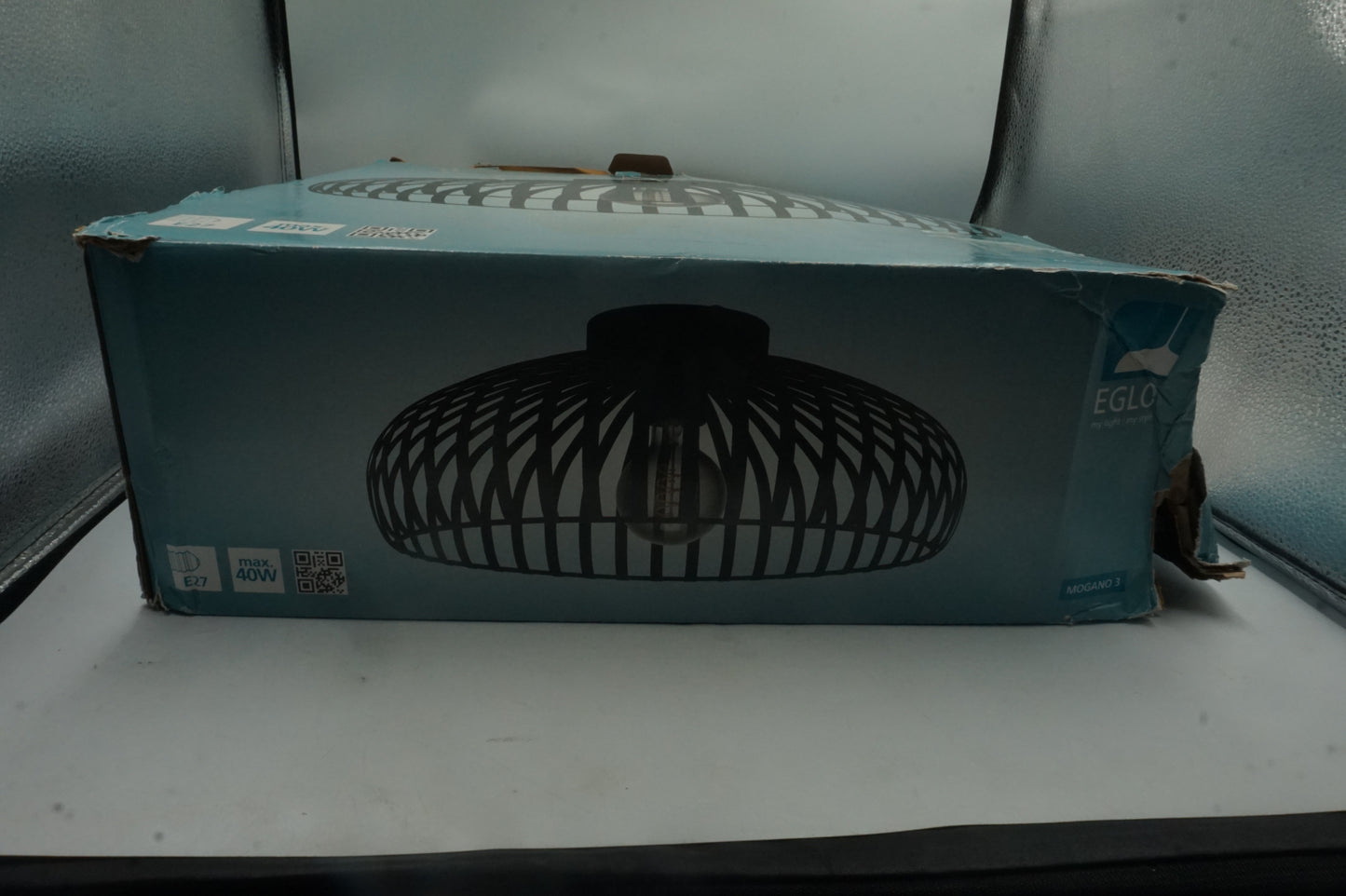 EGLO Mogano 3 steel ceiling light fixture