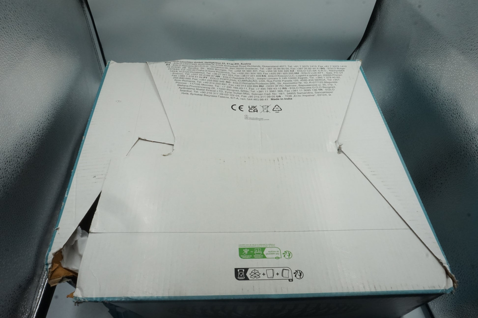 EGLO Mogano 3 steel ceiling light fixture