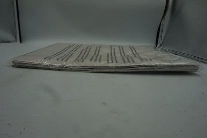 Home direct PVC tablecloth 140X200CM white floral patten